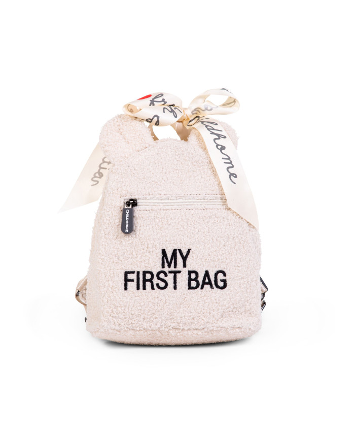 CHILDHOME VAIKIŠKA KUPRINĖ MY FIRST BAG, TEDDY OFF WHITE