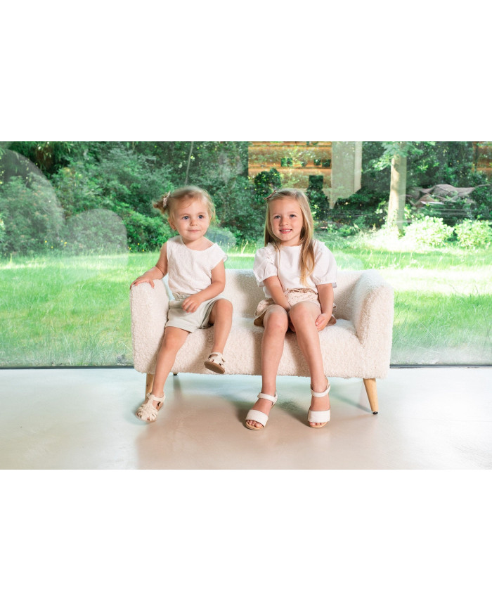 CHILDHOME VAIKIŠKA SOFA LOVA, TEDDY OFF WHITE - Image 5