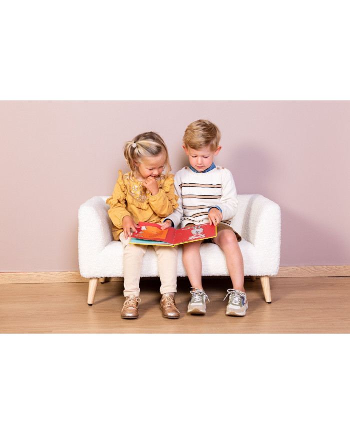 CHILDHOME VAIKIŠKA SOFA LOVA, TEDDY OFF WHITE - Image 6
