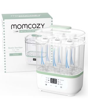 MOMCOZY 8-IN-1 ELEKTRINIS GARŲ BUTELIUKŲ STERILIZATORIUS KŪDIKIAMS