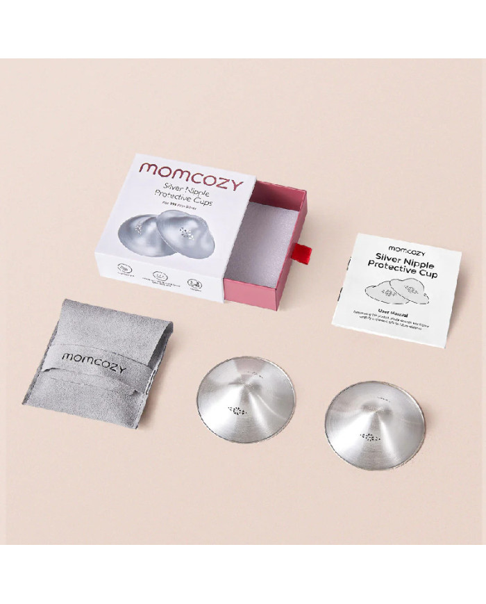 MOMCOZY 999 SIDABRINIAI SPENELIŲ GAUBTELIAI 45 MM 2 VNT., STANDARTINIS DYDIS - Image 4