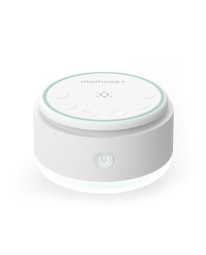 MOMCOZY BALTOJO TRIUKŠMO APARATAS SU PAKRAUNAMA BATERIJA