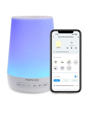 MOMCOZY BALTOJO TRIUKŠMO APARATAS - ŠVIESTUVAS