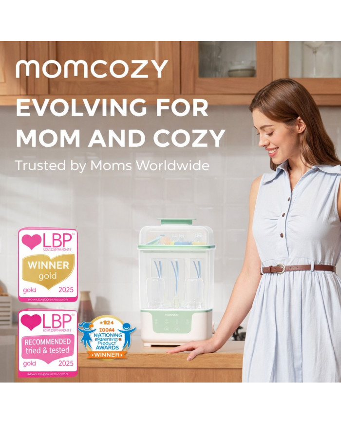 MOMCOZY BS04 4-IN-1 BUTELIUKŲ STERILIZATORIUS SU DŽIOVYKLE - Image 5