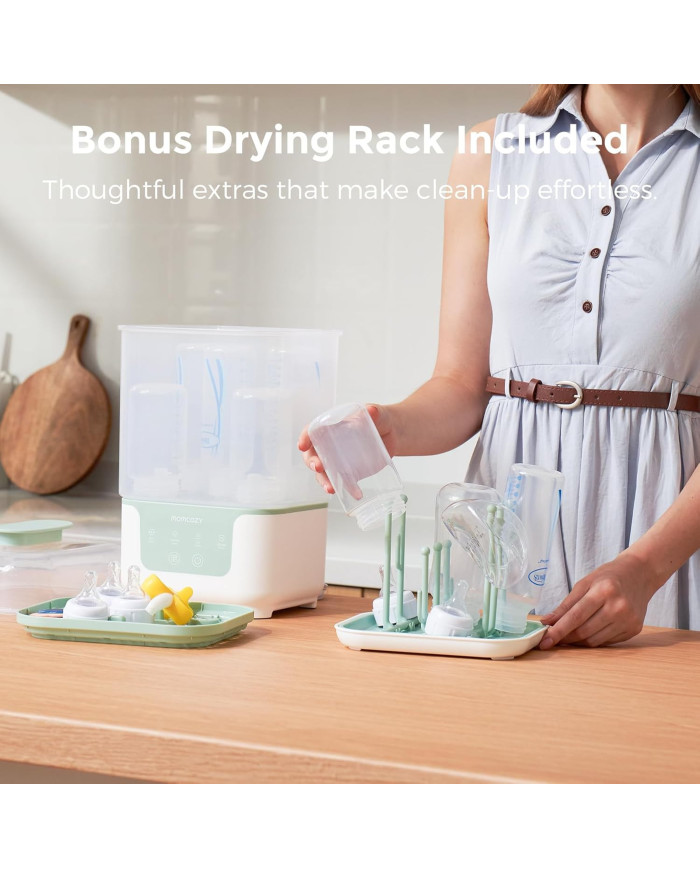 MOMCOZY BS04 4-IN-1 BUTELIUKŲ STERILIZATORIUS SU DŽIOVYKLE - Image 8