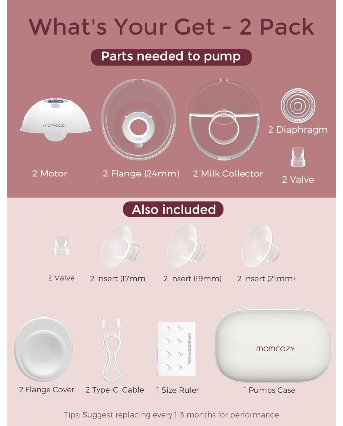 MOMCOZY DVIGUBAS NEŠIOJAMAS BELAIDIS PIENTRAUKIS M5, PURPURINIS - Image 8