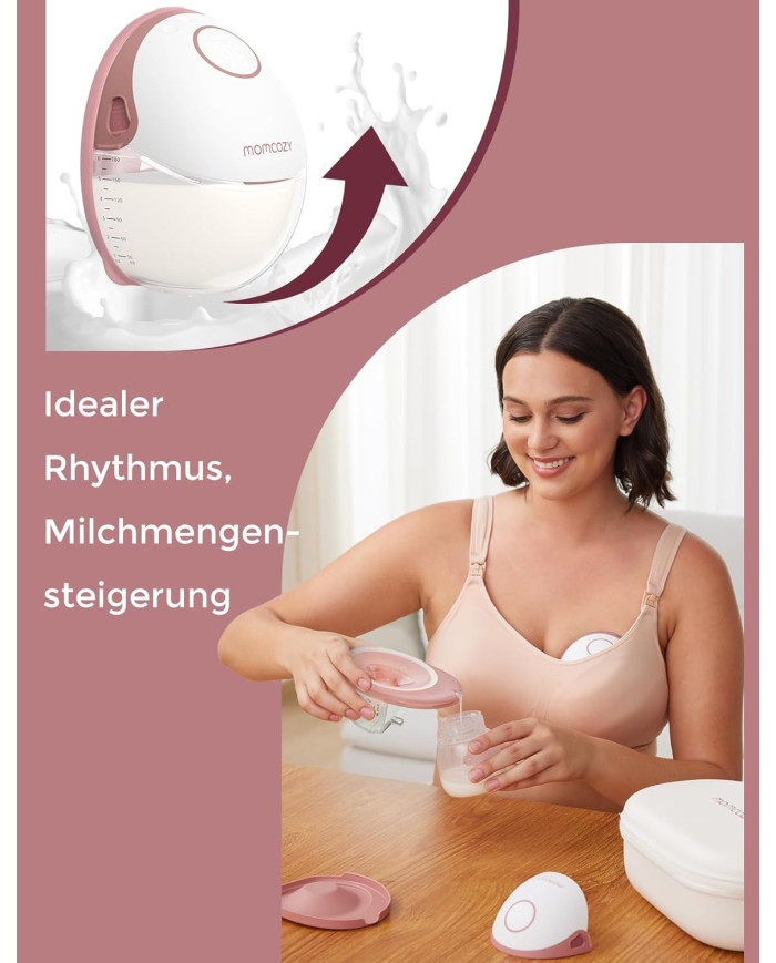 MOMCOZY DVIGUBAS NEŠIOJAMAS BELAIDIS PIENTRAUKIS M6, RAUSVAS - Image 3