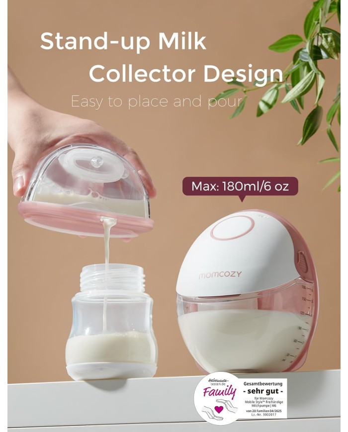 MOMCOZY DVIGUBAS NEŠIOJAMAS BELAIDIS PIENTRAUKIS M6, RAUSVAS - Image 5
