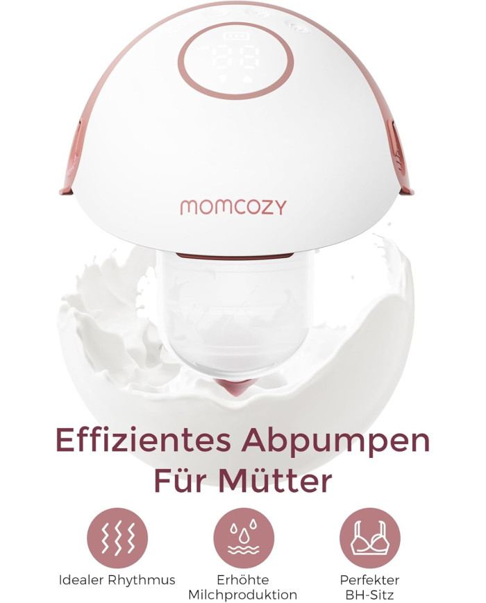 MOMCOZY DVIGUBAS NEŠIOJAMAS BELAIDIS PIENTRAUKIS M6, RAUSVAS - Image 6