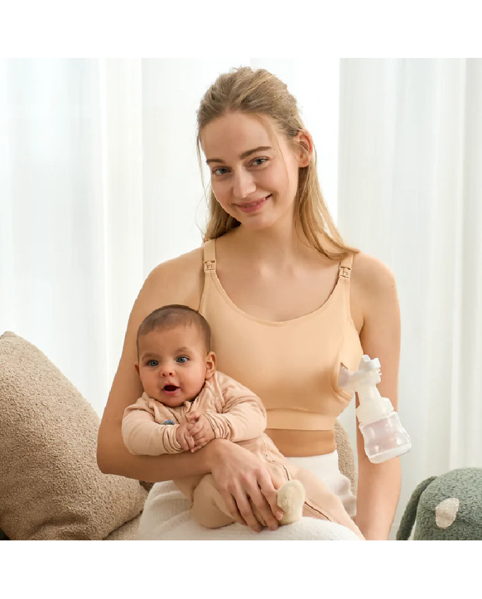 MOMCOZY ELEKTRINIO PIENTRAUKIO LAISVŲ RANKŲ LIEMENĖLĖ, M DYDIS, KŪNO SPALVOS YN08 - Image 2