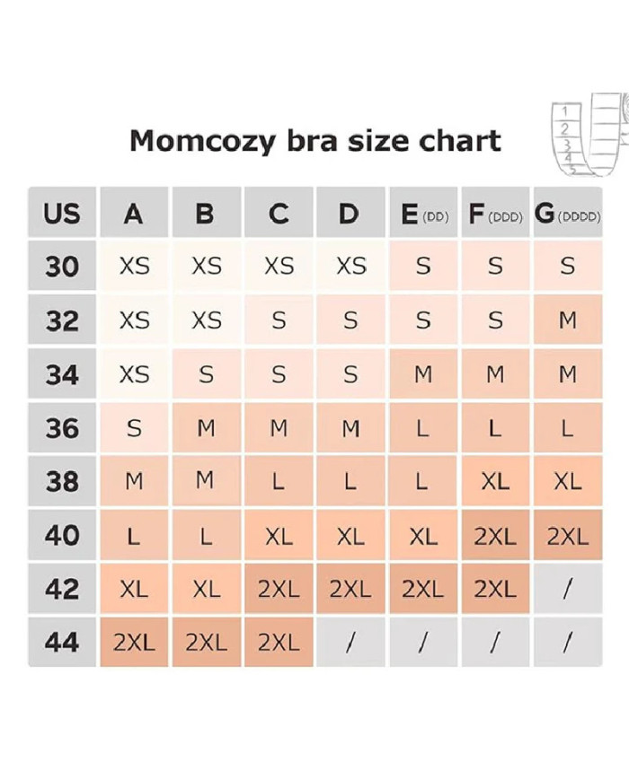MOMCOZY ELEKTRINIO PIENTRAUKIO LAISVŲ RANKŲ LIEMENĖLĖ, M DYDIS, KŪNO SPALVOS YN08 - Image 5