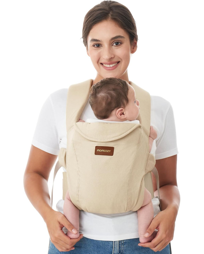 MOMCOZY ERGONOMINĖ KŪDIKIŲ NEŠIOKLĖ WEESNUG, COTTON KHAKI