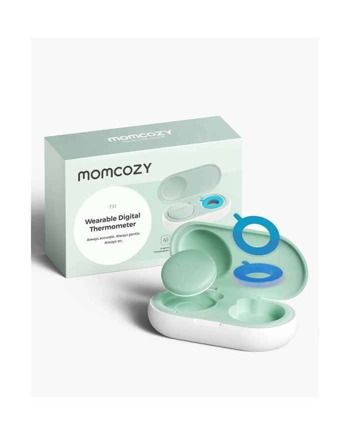MOMCOZY IŠMANUSIS KŪDIKIŲ TERMOMETRAS – MEDICININIS TIKSLUMAS IR NUOLATINĖ TEMPERATŪROS KONTROLĖ PROGRAMĖLĖJE - Image 2