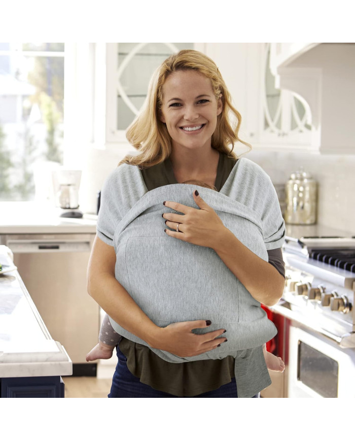 MOMCOZY KŪDIKIŲ VAIKJUOSTĖ-NEŠIOKLĖ, PILKA - Image 5