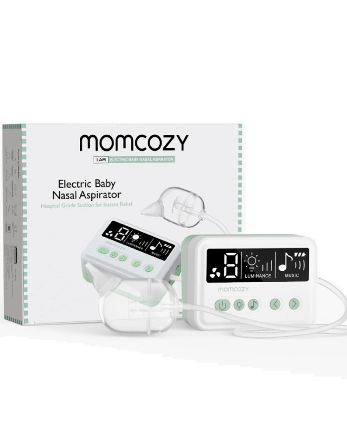 MOMCOZY LIGONINĖS LYGIO ELEKTRINIS KŪDIKIO NOSIES ASPIRATORIUS - Image 2