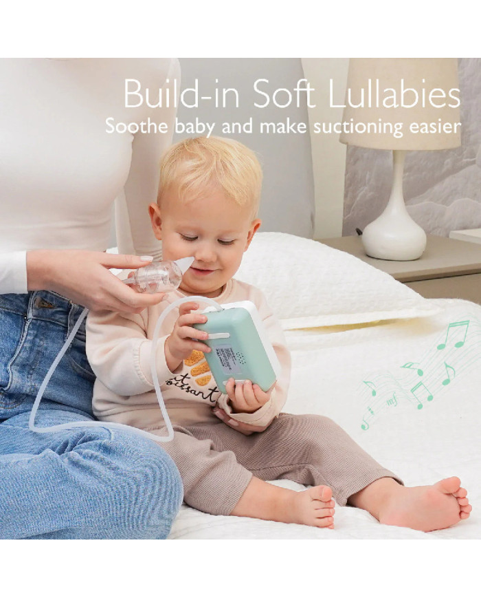 MOMCOZY LIGONINĖS LYGIO ELEKTRINIS KŪDIKIO NOSIES ASPIRATORIUS - Image 4