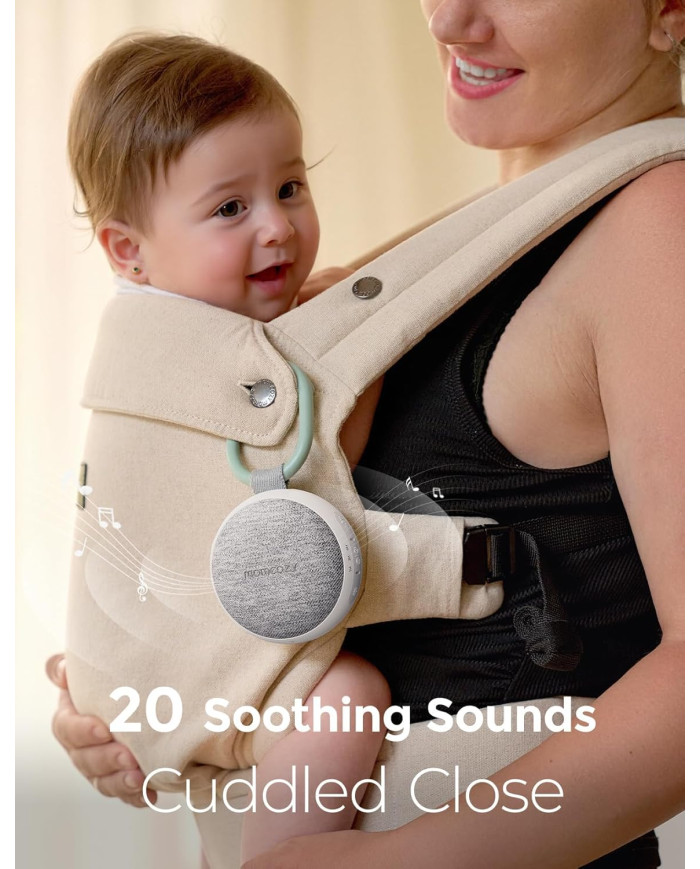 MOMCOZY MOBILUS BALTOJO TRIUKŠMO APARATAS SU NAKTINE ŠVIESA - Image 4