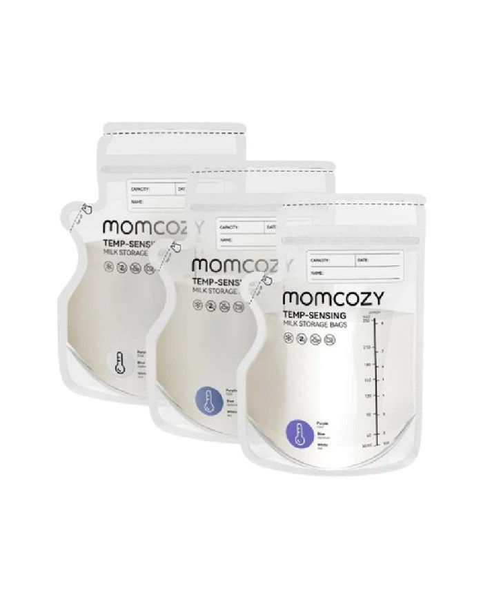 MOMCOZY PIENO LAIKYMO MAIŠELIAI SU SNAPELIU, 120 VNT.