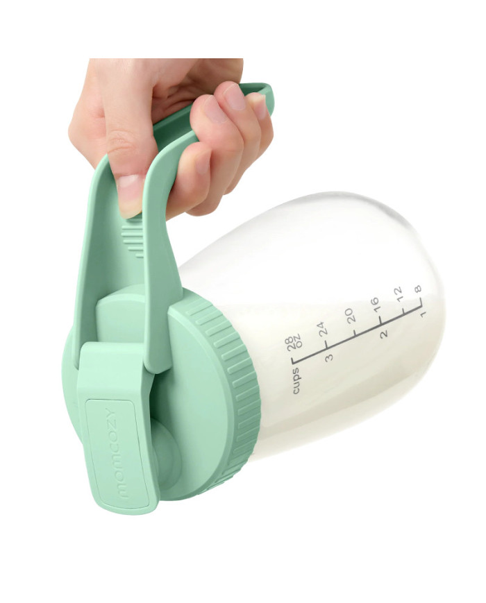 MOMCOZY PIENO SAUGOJIMO TALPA, 950 ML, ŽALIA - Image 2