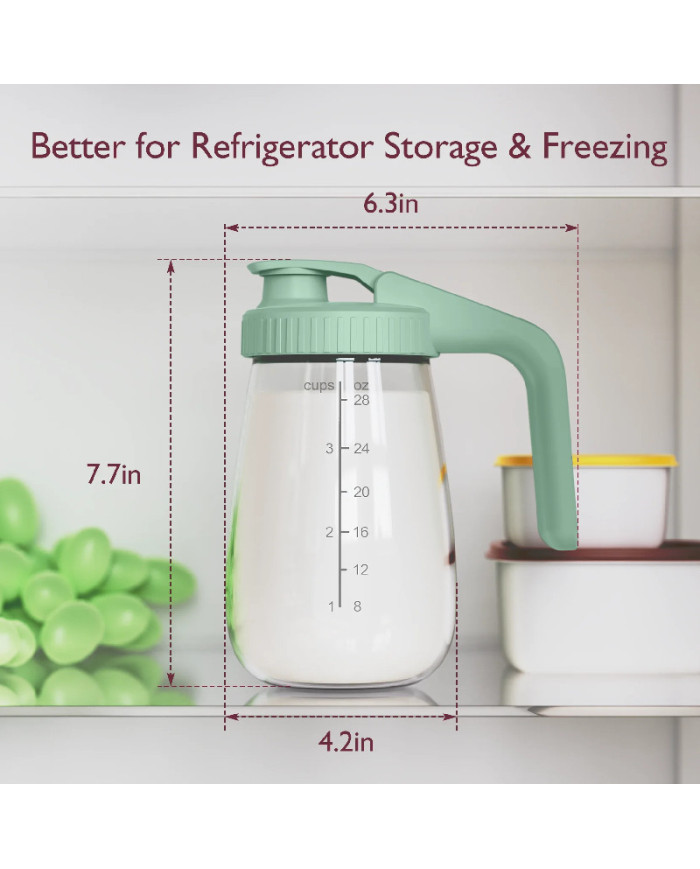 MOMCOZY PIENO SAUGOJIMO TALPA, 950 ML, ŽALIA - Image 7