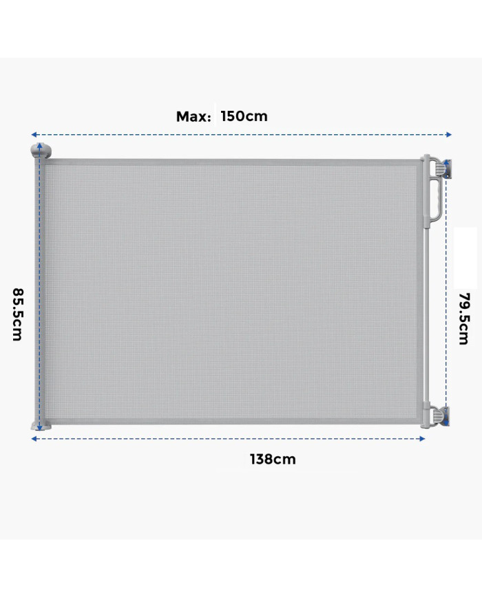 MOMCOZY SAUGOS VARTELIAI, GREY, ANGAI IKI 140 cm - Image 2