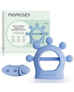 MOMCOZY SILIKONINIS KRAMTUKAS KŪDIKIAMS, MĖLYNAS