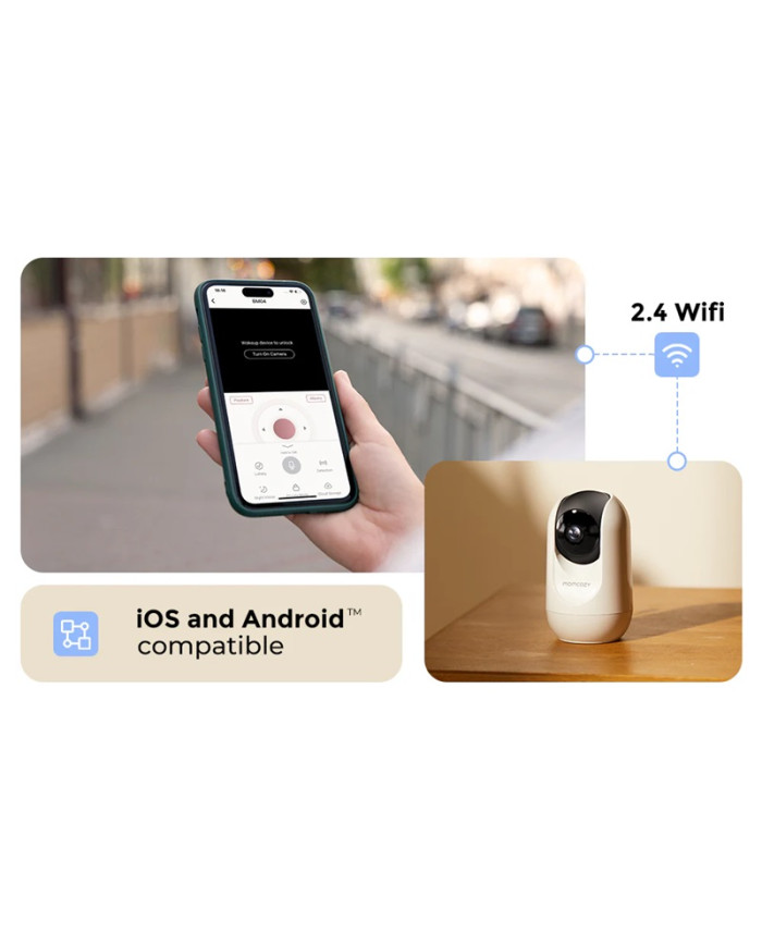 MOMCOZY SMART 5.0 COLIŲ VIDEO AUKLĖ BM04 SU WIFI FUNKCIJA - Image 7