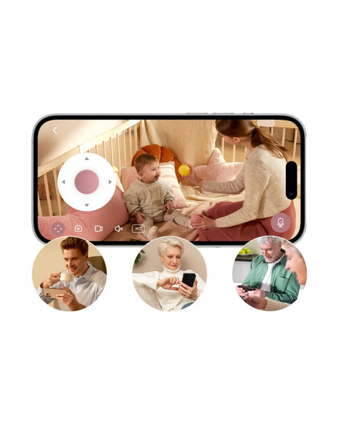 MOMCOZY SMART 5.0 COLIŲ VIDEO AUKLĖ BM04 SU WIFI FUNKCIJA - Image 8