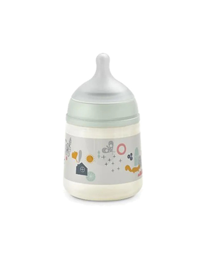 SUAVINEX ANTI-COLIC BUTELIUKAS SX PRO SU LĖTOS SROVĖS (S) FIZIOLOGINIU ŽINDUKU, 150 ML, NUO 0 MĖN., WALK GREEN - Image 2