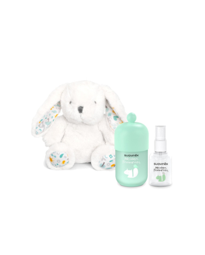 SUAVINEX BABY COLOGNE DOVANŲ RINKINYS MEMORIES: KVAPUSIS VANDUO KŪDIKIAMS 100 ML IR 50 ML, PLIUŠINIS ZUIKUTIS - Image 2