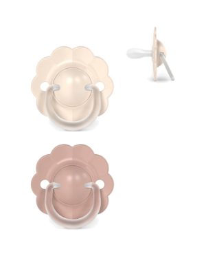 SUAVINEX FIZIOLOGINIS ČIULPTUKAS SX PRO WONDER, 0-6 MĖN., SOFT BEIGE/MEDIUM PINK, 2 VNT.