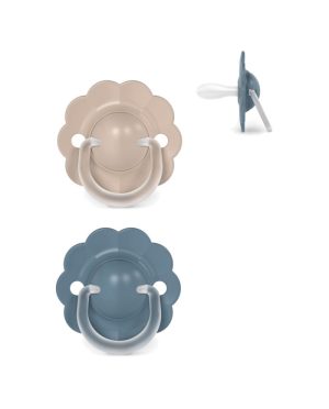 SUAVINEX FIZIOLOGINIS ČIULPTUKAS SX PRO WONDER, 6-18 MĖN., DEEP BEIGE/BLUE, 2 VNT.