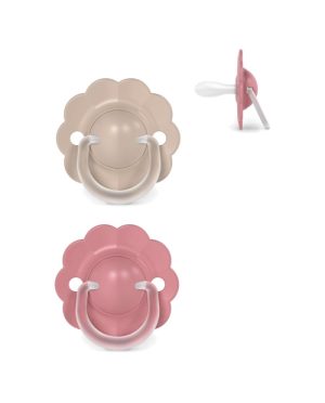 SUAVINEX FIZIOLOGINIS ČIULPTUKAS SX PRO WONDER, 6-18 MĖN., DEEP BEIGE/MEDIUM PINK, 2 VNT.