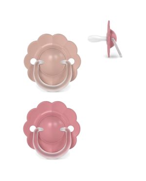 SUAVINEX FIZIOLOGINIS ČIULPTUKAS SX PRO WONDER, 6-18 MĖN., SOFT/DEEP PINK, 2 VNT.
