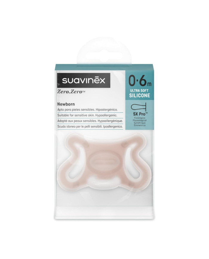 SUAVINEX FIZIOLOGINIS, HIPOALERGINIS ZERO ZERO ČIULPTUKAS SX PRO 0-6 MĖN., MEDIUM - Image 2
