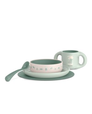 SUAVINEX MOKOMASIS INDŲ RINKINYS NUO 6 MĖN., 5 DALYS – WONDERLAND GREEN