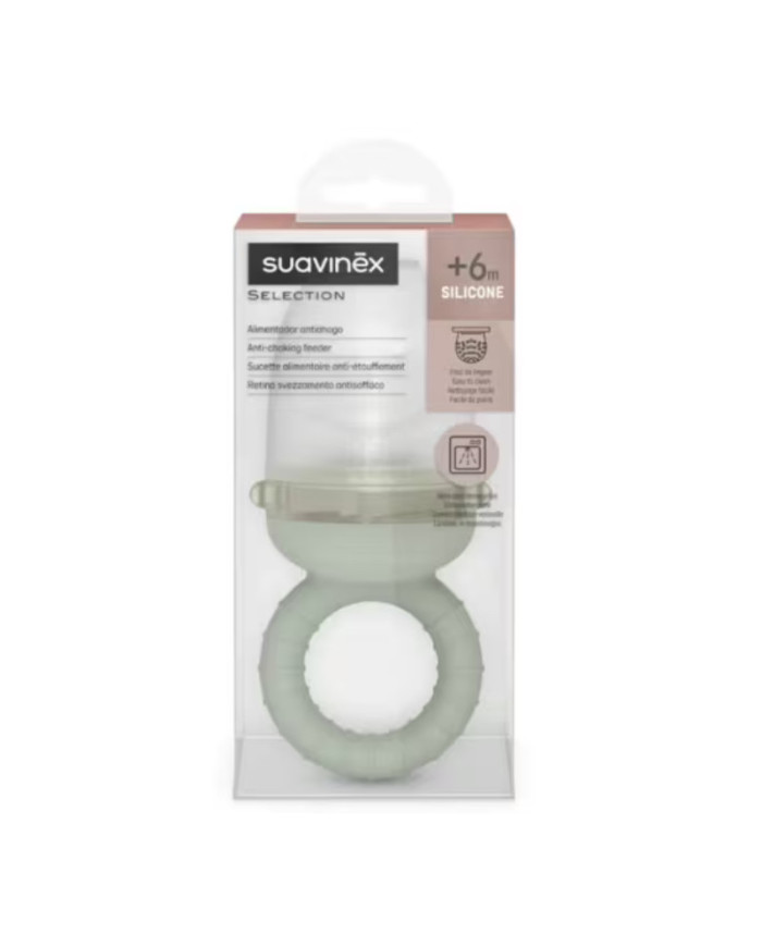SUAVINEX SILIKONINIS KŪDIKIŲ MAITINTUVAS, NUO 6 MĖN., GREEN - Image 3
