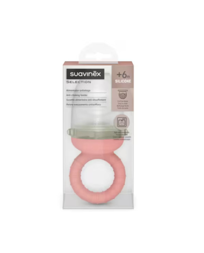SUAVINEX SILIKONINIS KŪDIKIŲ MAITINTUVAS, NUO 6 MĖN., ROSE - Image 3