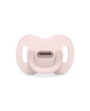 SUAVINEX SIMETRINIS FIZIOLOGINIS SILIKONINIS ČIULPTUKAS SX PRO, 0-6 MĖN., ESSENCE ROSE