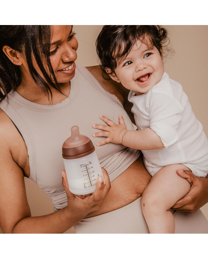 SUAVINEX ZERO ZERO ANTI-COLIC BUTELIUKAS SU LĖTOS SROVĖS ŽINDUKU, 180ML, NUO +0 MĖN., DEEP - Image 10