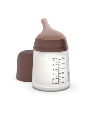 SUAVINEX ZERO ZERO ANTI-COLIC BUTELIUKAS SU REGULIUOJAMOS SROVĖS ŽINDUKU, 180 ML, NUO +0 MĖN., DEEP