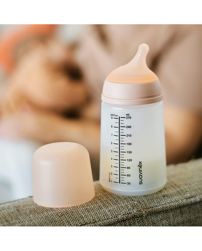 SUAVINEX ZERO ZERO ANTI-COLIC BUTELIUKAS SU VIDUTINĖS SROVĖS ŽINDUKU, 270 ML, NUO +3 MĖN., LIGHT - Image 10