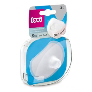 LOVI silikoninė spenelių apsauga Skin Touch, 2 vnt, S dydis, 5/605gb