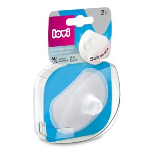 LOVI silikoninė spenelių apsauga Skin Touch 2 vnt M/L dydis, 5/606gb