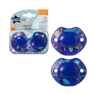 TOMMEE TIPPEE silikoniniai ortodontiniai čiulptukai MODA, 6-18 m., 2 vnt., 43338594