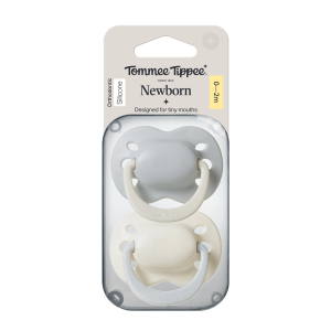 TOMMEE TIPPEE silikoninis čiulptukas CLOSER TO NATURE 0-2 mėn., 2 vnt., asort., 433660