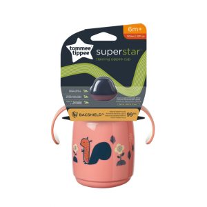 TOMMEE TIPPEE mokomasis puodelis TT 1X SIPPEE, 6mėn+, 300ml, pink, 448011