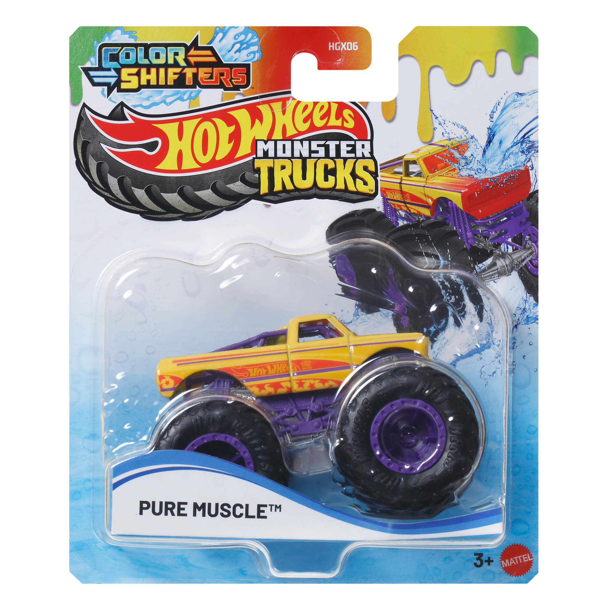 HOT WHEELS MONSTER TRUCKS džipas – Pakeisk spalvą! (HGX06) - Image 4