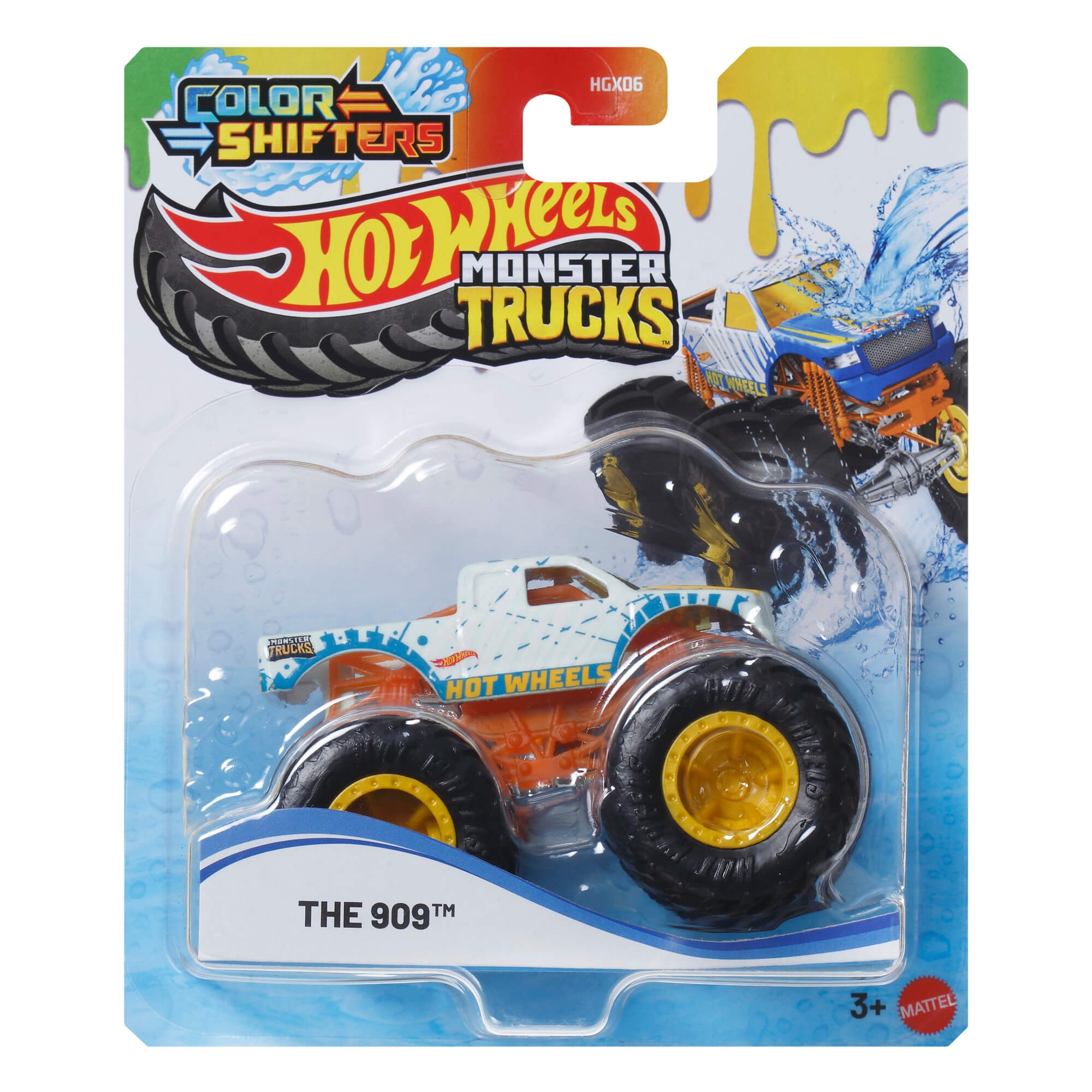 HOT WHEELS MONSTER TRUCKS džipas – Pakeisk spalvą! (HGX06) - Image 6