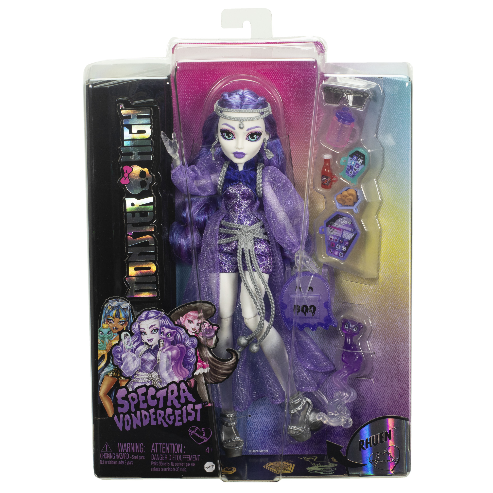 MONSTER HIGH lėlė – Spektra (HXH77) - Image 6